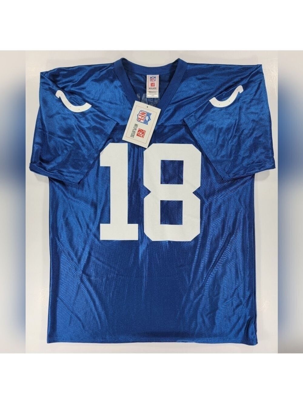 NWT Vintage NFL Players Indianapolis Colts Peyton Manning Jersey Blue #18 Large